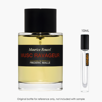Frederic Malle Musc Ravageur EDP by Frederic Malle for Unisex — fragrance bottle close-up | Venba Fragrance