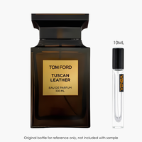 Tom Ford Tuscan Leather Intense EDP by Tom Ford — sample vial close-up | Venba Fragrance