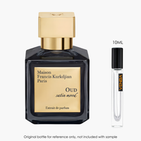 Maison Francis Kurkdjian Oud Satin Mood Extrait by Maison Francis Kurkdjian for Unisex — sample vial close-up | Venba...