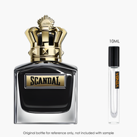 Jean Paul Gaultier Scandal Pour Homme Le Parfum EDP Intense by Jean Paul Gaultier for Men — sample vial close-up | Venba...