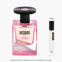 Jusbox Sisters B4 Misters EDP by Jusbox for Men — fragrance bottle close-up | Venba Fragrance