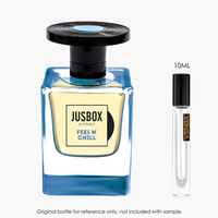 Jusbox Feel 'N' Chill EDP by Jusbox for Unisex — fragrance bottle close-up | Venba Fragrance