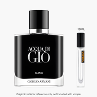 Giorgio Armani Acqua Di Gio Elixir EDP by Giorgio Armani for Men — fragrance bottle close-up | Venba Fragrance