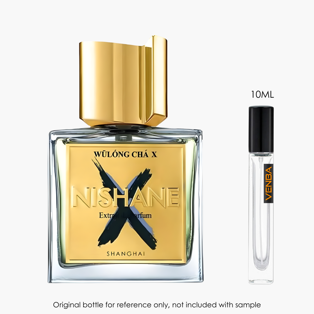 Nishane Wulong Cha X Extrait by Nishane for Unisex — fragrance bottle close-up | Venba Fragrance