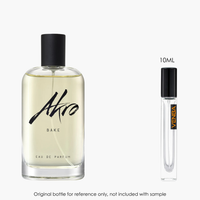 Akro Bake EDP by Akro for Unisex — fragrance bottle close-up | Venba Fragrance