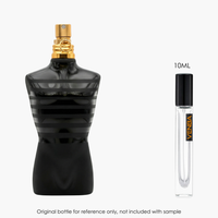 Jean Paul Gaultier Le Male Le Parfum EDP Intense by Jean Paul Gaultier for Men — fragrance bottle close-up | Venba Fragrance