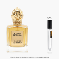 Maison Mataha Escapade Gourmande Extrait by Maison Mataha for Unisex — fragrance bottle close-up | Venba Fragrance