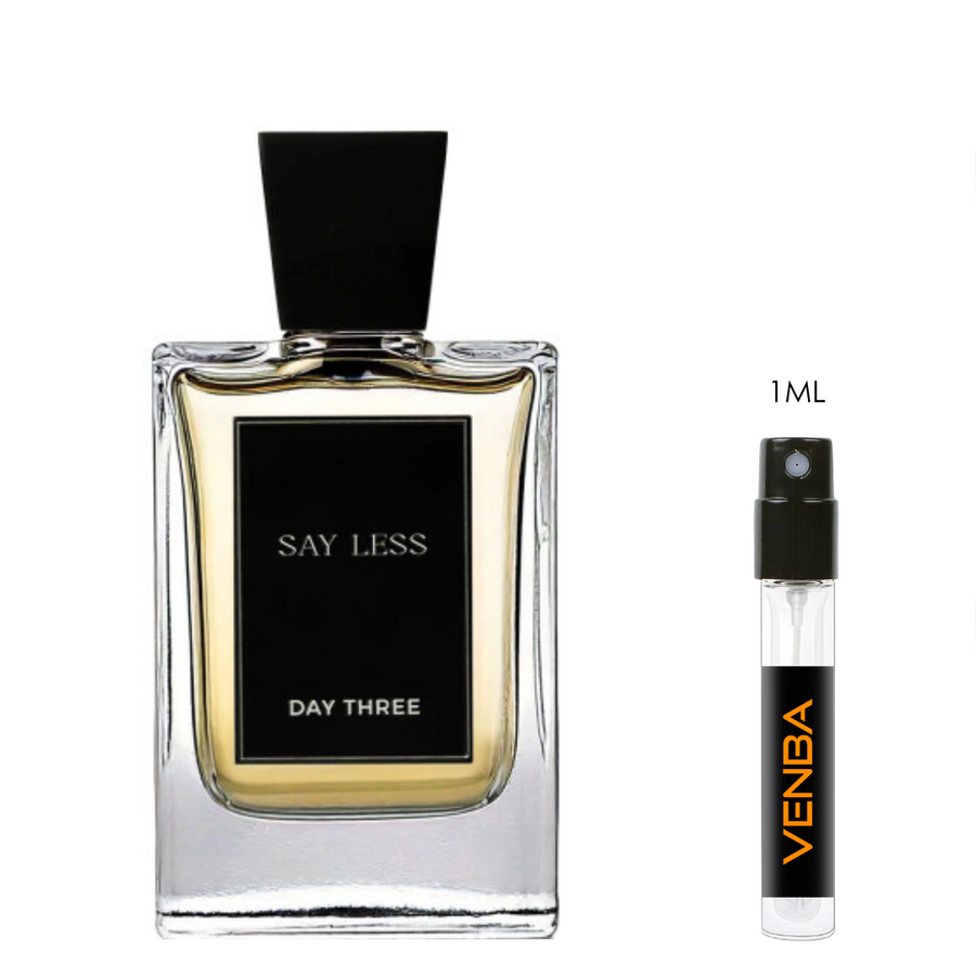 SAMPLE - Day Three Fragrances Say Less Extrait