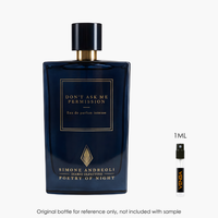 Simone Andreoli Don't Ask Me Permission EDP by Simone Andreoli for Unisex — 1mL authentic niche perfume | Venba Fragrance