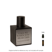 SAMPLE - Scent Control by LKW Call Me When You Hear This EDP
