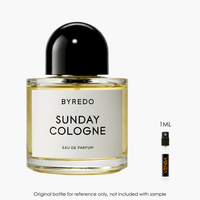 Byredo Parfums Sunday Cologne EDP by Byredo Parfums for Unisex — 1mL authentic niche perfume | Venba Fragrance