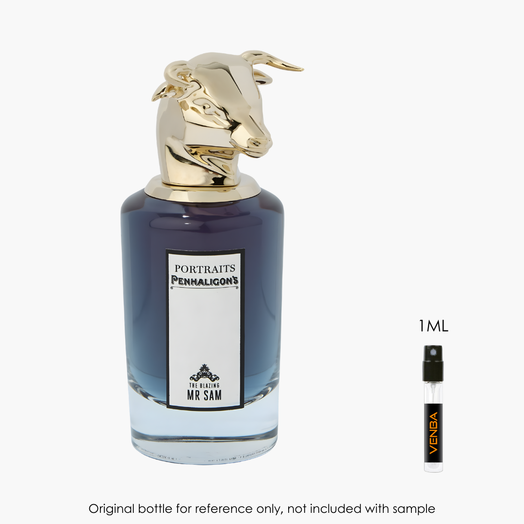 Penhaligon's The Blazing Mister Sam EDP by Penhaligon's for Men — 5mL authentic sample decant | Venba Fragrance