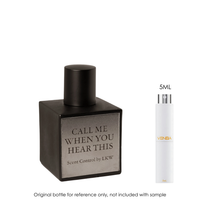 SAMPLE - Scent Control by LKW Call Me When You Hear This EDP