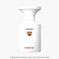 Borntostandout Dirty Rainbow EDP by Borntostandout for Unisex — fragrance bottle close-up | Venba Fragrance