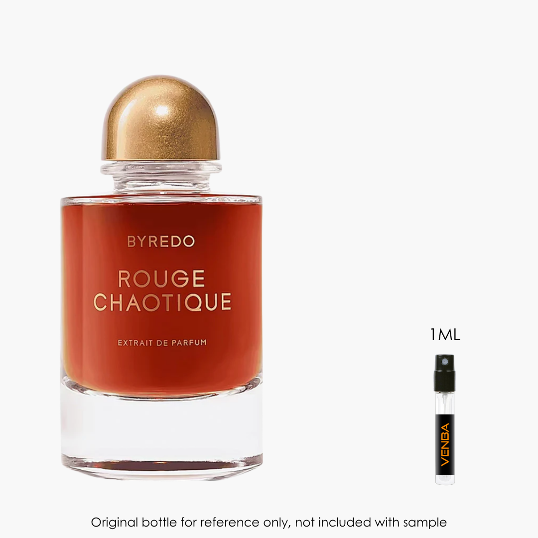 Byredo Rouge Chaotique Extrait | Amostras a partir de $7.99 | Venba