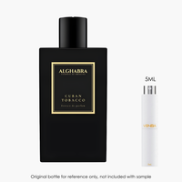 Alghabra Parfums Cuban Tobacco Extrait by Alghabra Parfums for Unisex — fragrance bottle close-up | Venba Fragrance