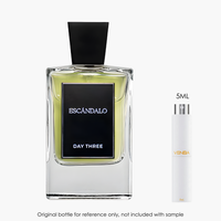 Day Three Fragrances Escándalo Extrait by Day Three Fragrances for Unisex — fragrance bottle close-up | Venba Fragrance