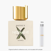 Nishane Hacivat X Extrait by Nishane for Unisex — fragrance bottle close-up | Venba Fragrance