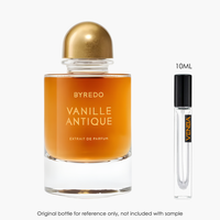 Byredo Parfums Vanille Antique Extrait by Byredo Parfums for Unisex — sample vial close-up | Venba Fragrance