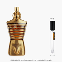 Jean Paul Gaultier Le Male Elixir Parfum by Jean Paul Gaultier for Men — fragrance bottle close-up | Venba Fragrance