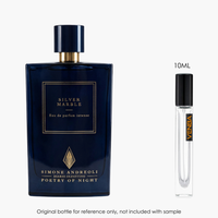 Simone Andreoli Silver Marble EDP by Simone Andreoli for Men — fragrance bottle close-up | Venba Fragrance