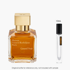 Maison Francis Kurkdjian Grand Soir EDP by Maison Francis Kurkdjian for Unisex — fragrance bottle close-up | Venba Fragrance