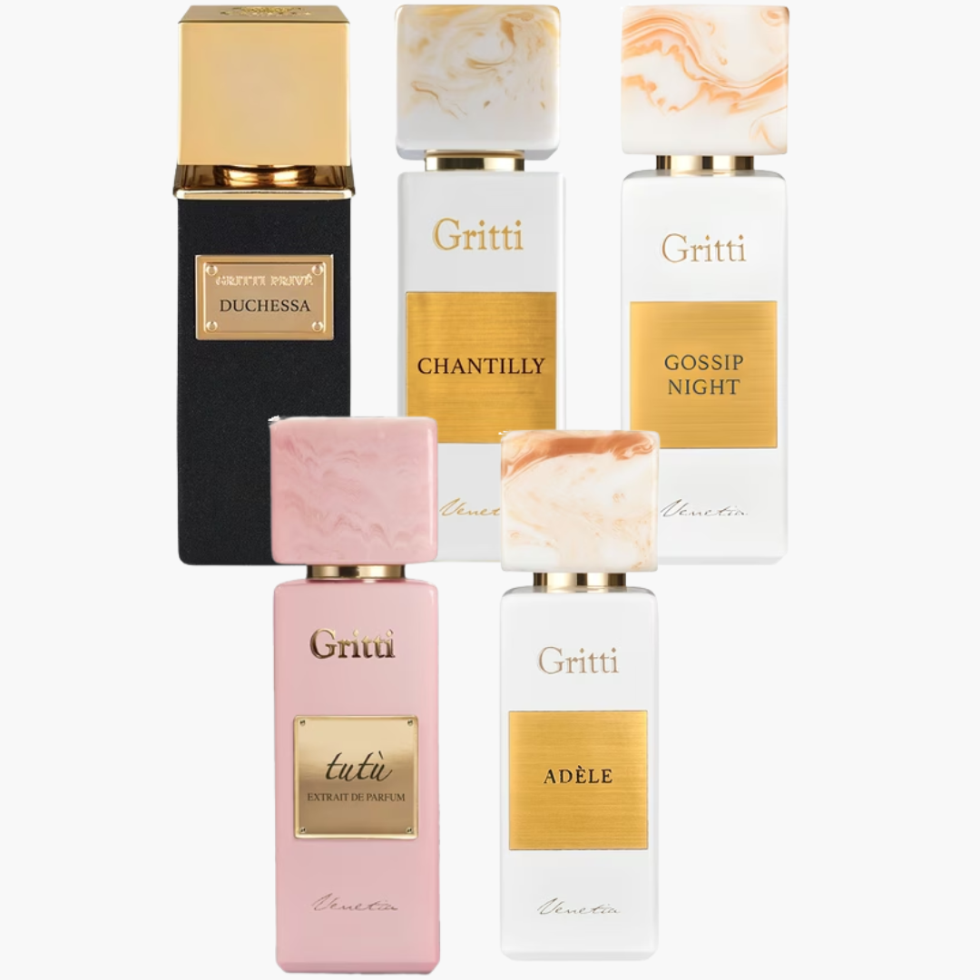 Gritti For Her Set by Gritti — 5 x 1mL authentic discovery set | Venba Fragrance